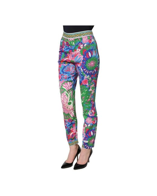 Dolce & Gabbana Blue Leggings