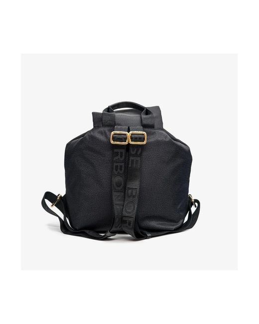 Borbonese Black Medium Rucksack