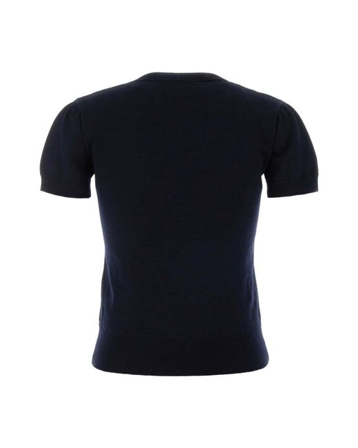 A.P.C. Black Round-Neck Knitwear