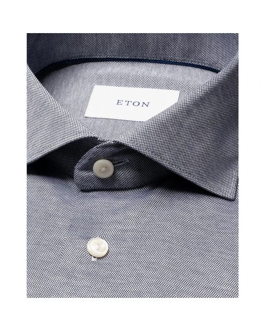 Eton of Sweden Blue Casual Shirts for men