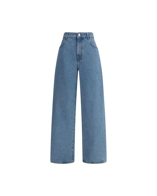 Loose-Fit Jeans Rohe en coloris Blue