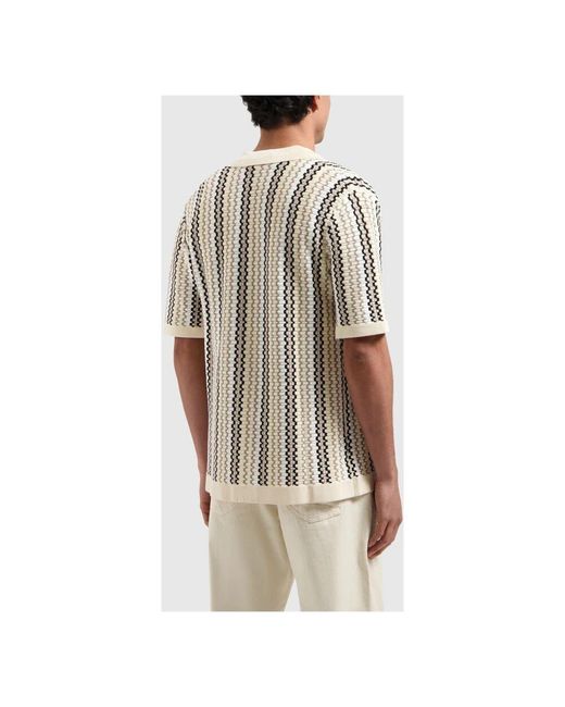 Pure Path Beiges Gestricktes T-Shirt Herren in Natural für Herren