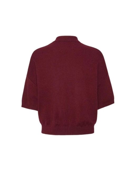 ROTATE BIRGER CHRISTENSEN Red Polo Shirts