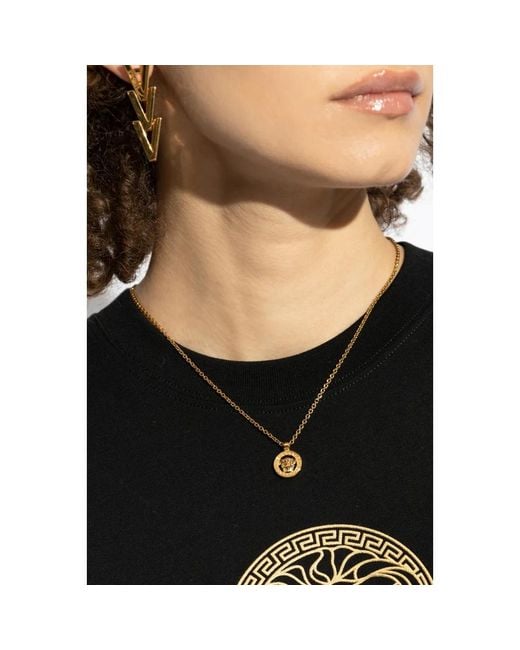 Necklaces di Versace in Metallic