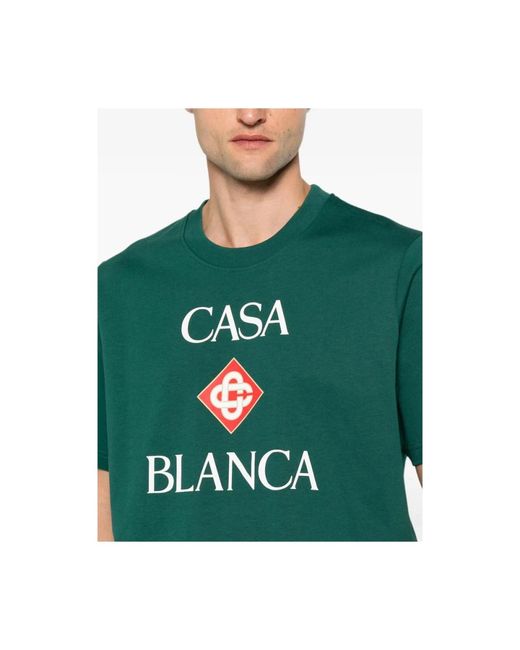 Casablanca Green T-Shirts for men