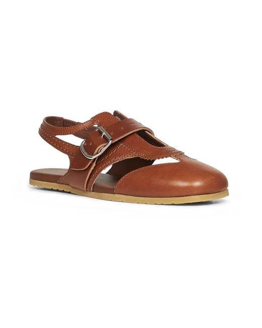 Dries Van Noten Brown Flat Sandals