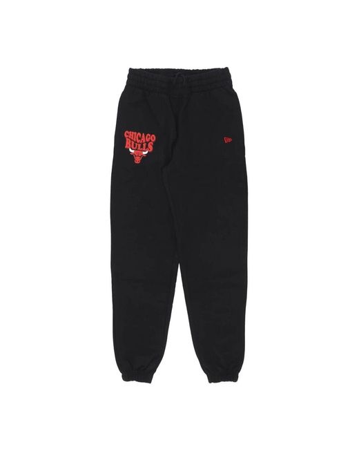 KTZ Nba script jogger hose schwarz/rot in Black für Herren