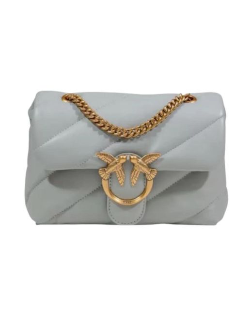 Pinko Gray Shoulder Bags