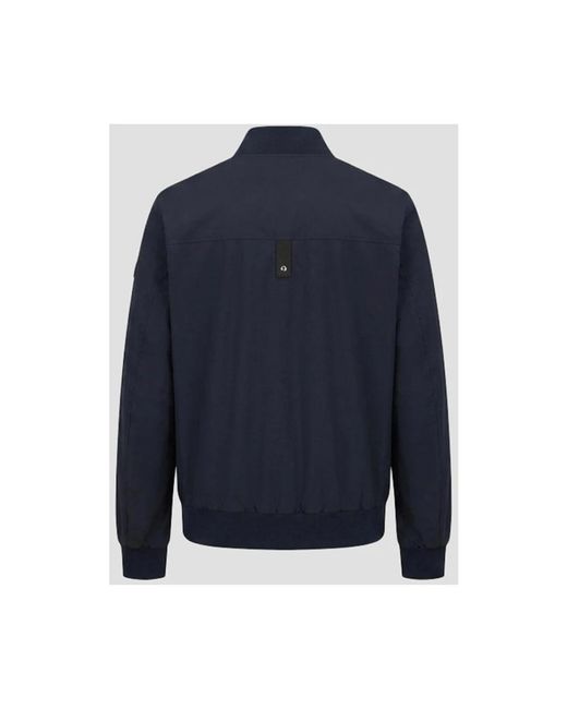 Moose Knuckles Blue Bomber Jackets for men