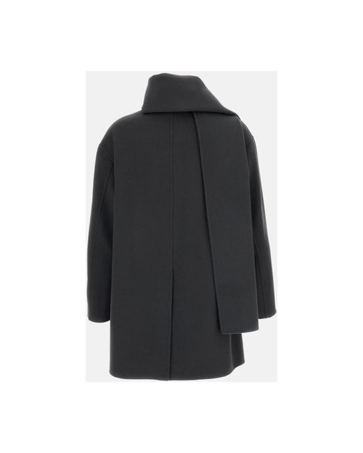 Max Mara Black Single-Breasted Coats