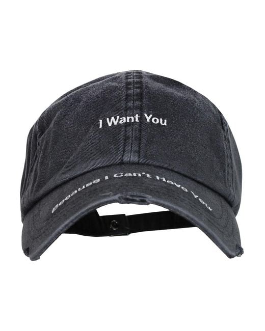 I Want YOU CAP di M I S B H V in Gray