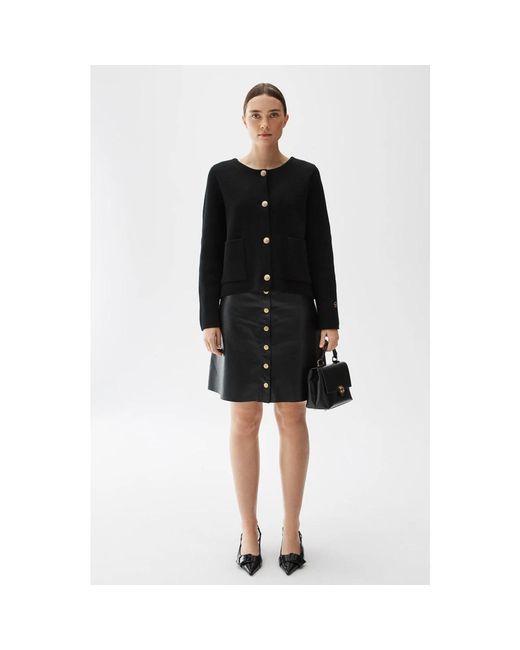 BUSNEL Jassen ,Zwart ,Wol Macey Jacket in het Black