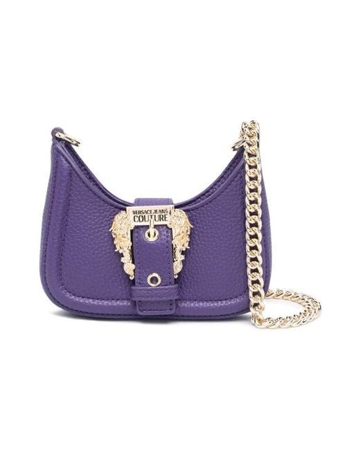 Versace Jeans Purple Shoulder Bags