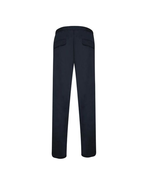 Straight Trousers Moncler de hombre de color Blue