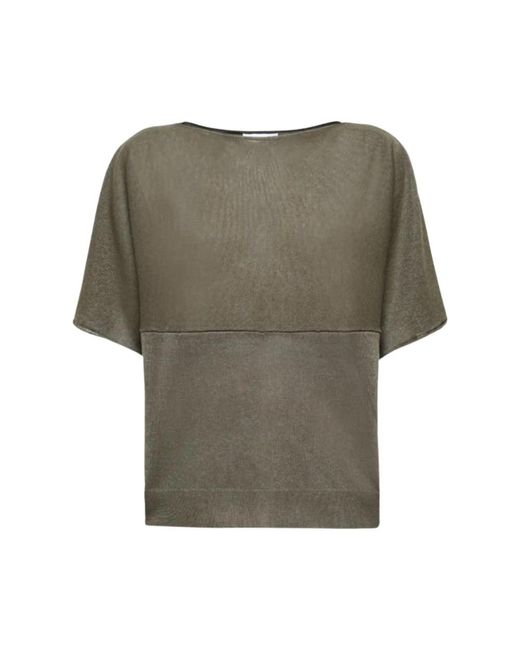 Alpha Studio Tops ,Groen ,Barca Kimono Stijl Shirt in het Gray