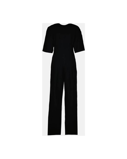 Stella McCartney Black V-ausschnitt cutout jumpsuit