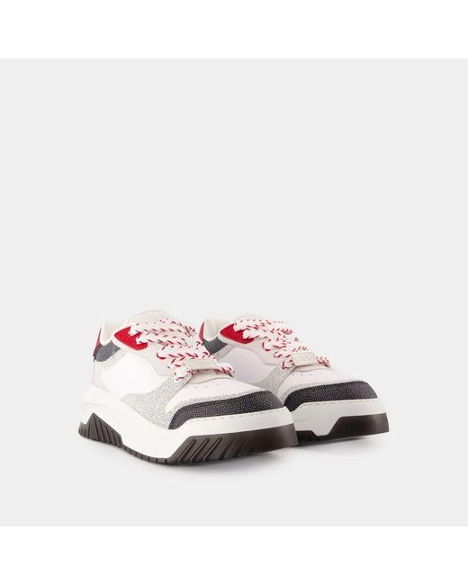 Versace White Odyssey Sneakers for men