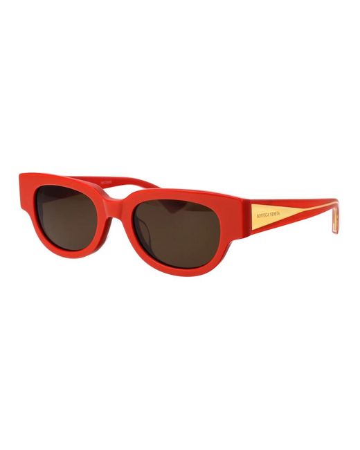 Bottega Veneta Red Stylische sonnenbrille bv1278sa