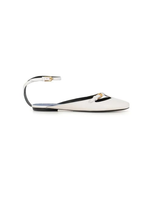Lanvin Metallic Ballerinas