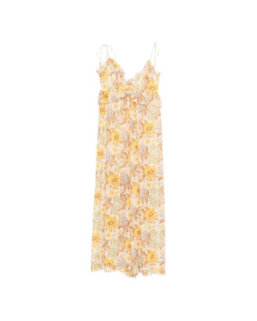 Maxi Dresses Zimmermann de color Metallic