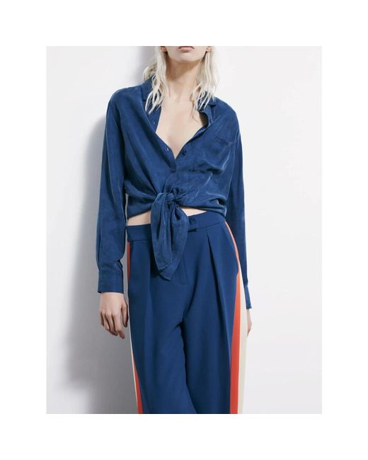 Patrizia Pepe Blue Shirts