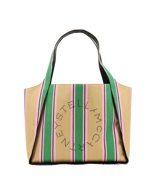 Stella McCartney Green Shopping Bags