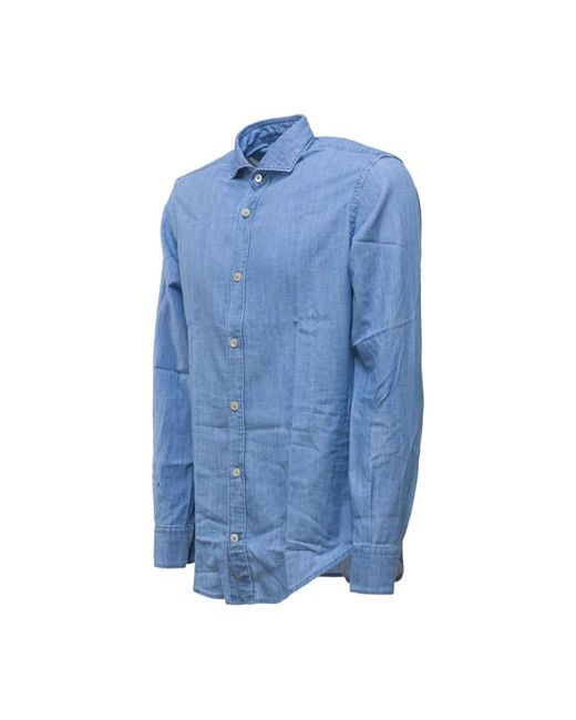 Eleventy Blue Casual Shirts for men