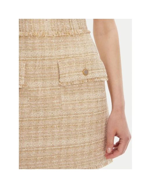 Guess Short Skirts in het Natural