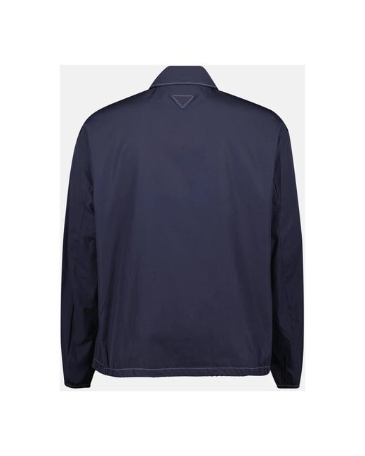 Prada Blue Light Jackets for men