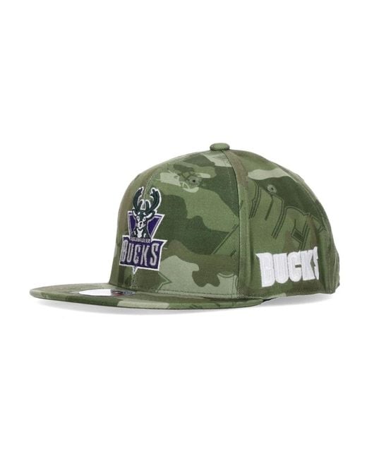 Caps di Mitchell & Ness in Green da Uomo