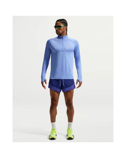 Nike Stride Plus 5" Brief-Lined Hardloopshorts in het Blue voor heren