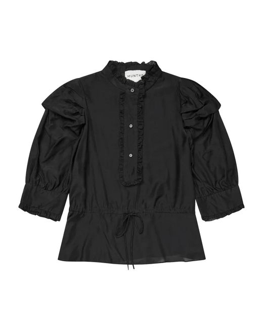 Blouses Munthe de color Black