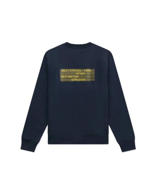 KENZO Blue Sweatshirts for men