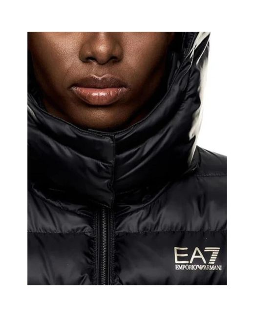EA7 Black Winter Jackets