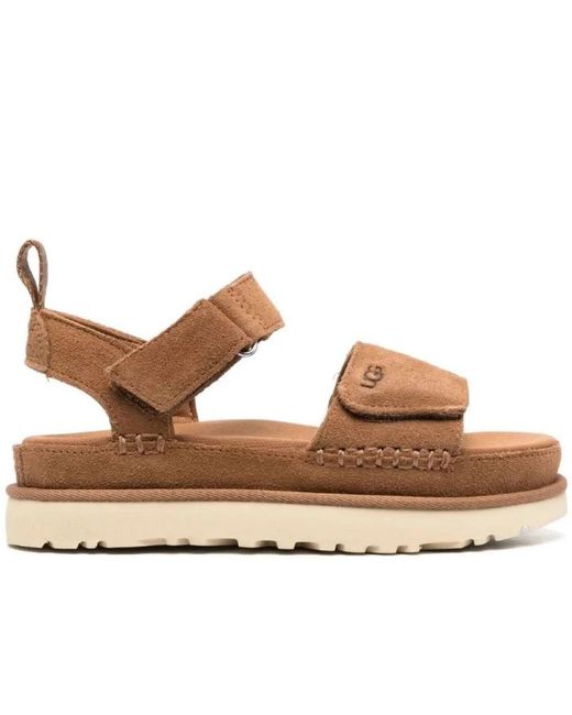 Ugg Brown Flat Sandals