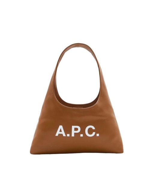 A.P.C. Brown Shoulder Bags
