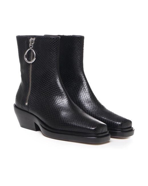 Dondup Black Cowboy & Biker Boots