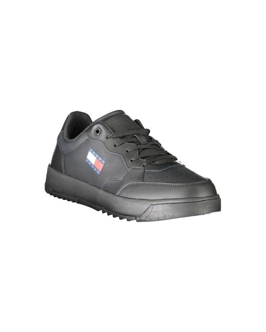 Tommy Hilfiger Schwarzer polyethylen sneaker in Black für Herren