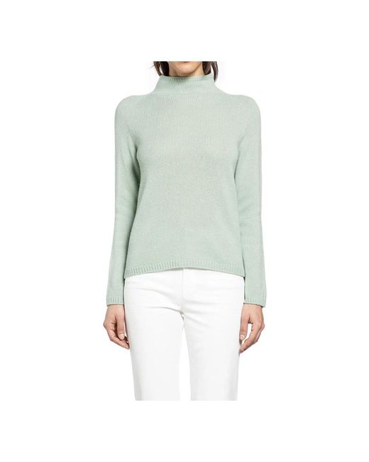Max Mara Green Turtlenecks