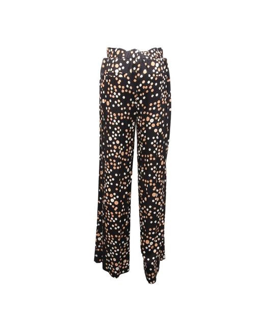 Diane von Furstenberg Black Wide Trousers