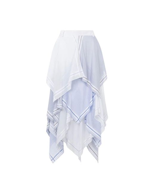 Moschino Blue Midi Skirts