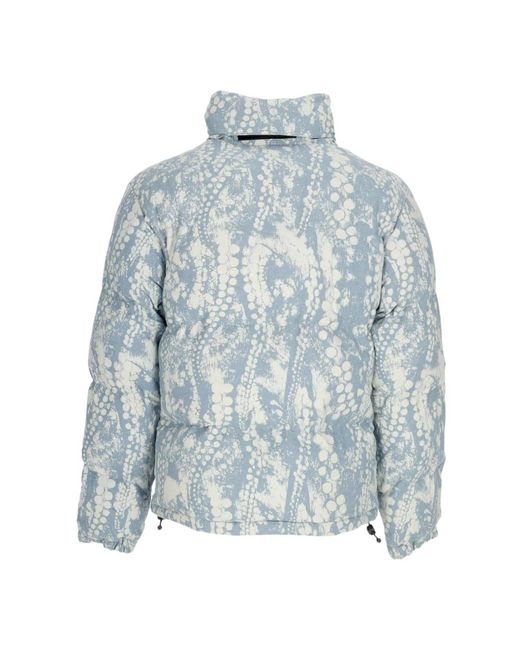 Octopus Jassen ,Blauw ,Denim Ray Denim Puff Jacket in het Blue voor heren