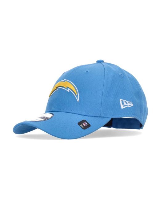 KTZ Accessoires ,Blauw ,Polyester Bright Nfl Gebogen Klep Pet in het Blue voor heren