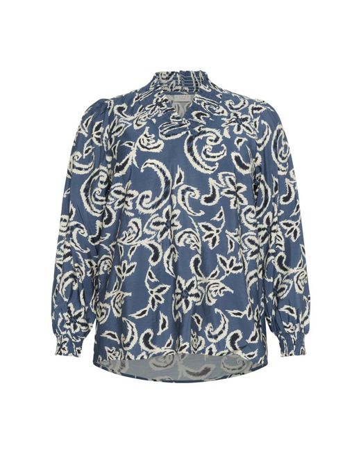 Blouses Kaffe de color Blue