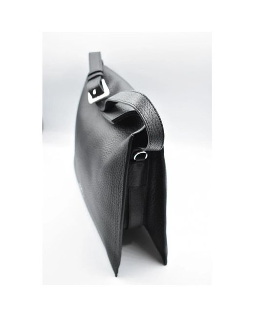 Orciani Black Trinity Midi Schultertasche