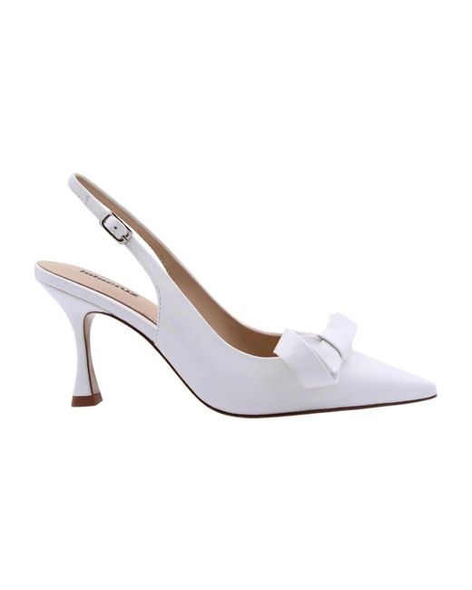 Lola Cruz White Pumps