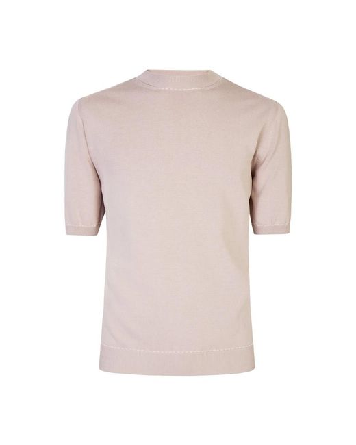 Eleventy Pink Round-Neck Knitwear for men