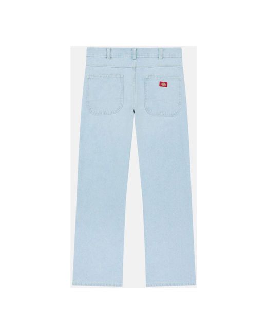 Dickies Blue Straight Jeans for men