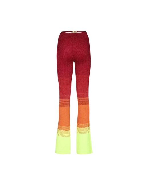Gcds Red Wide Trousers