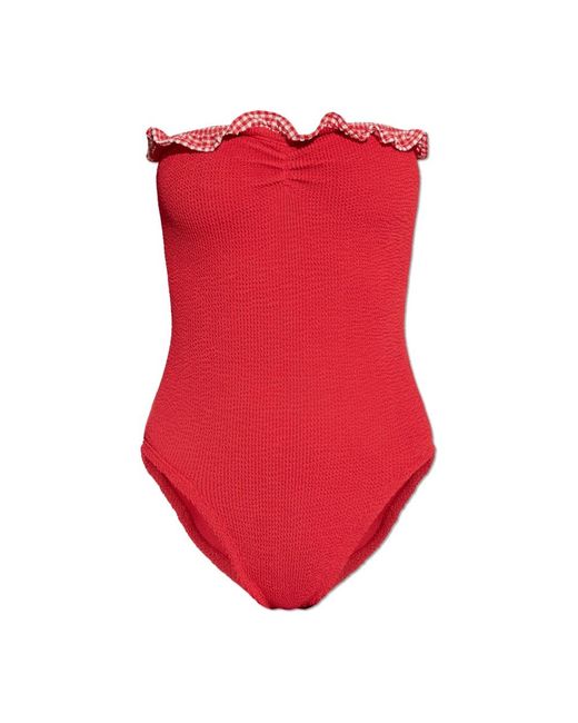 One-Piece di Hunza G in Red